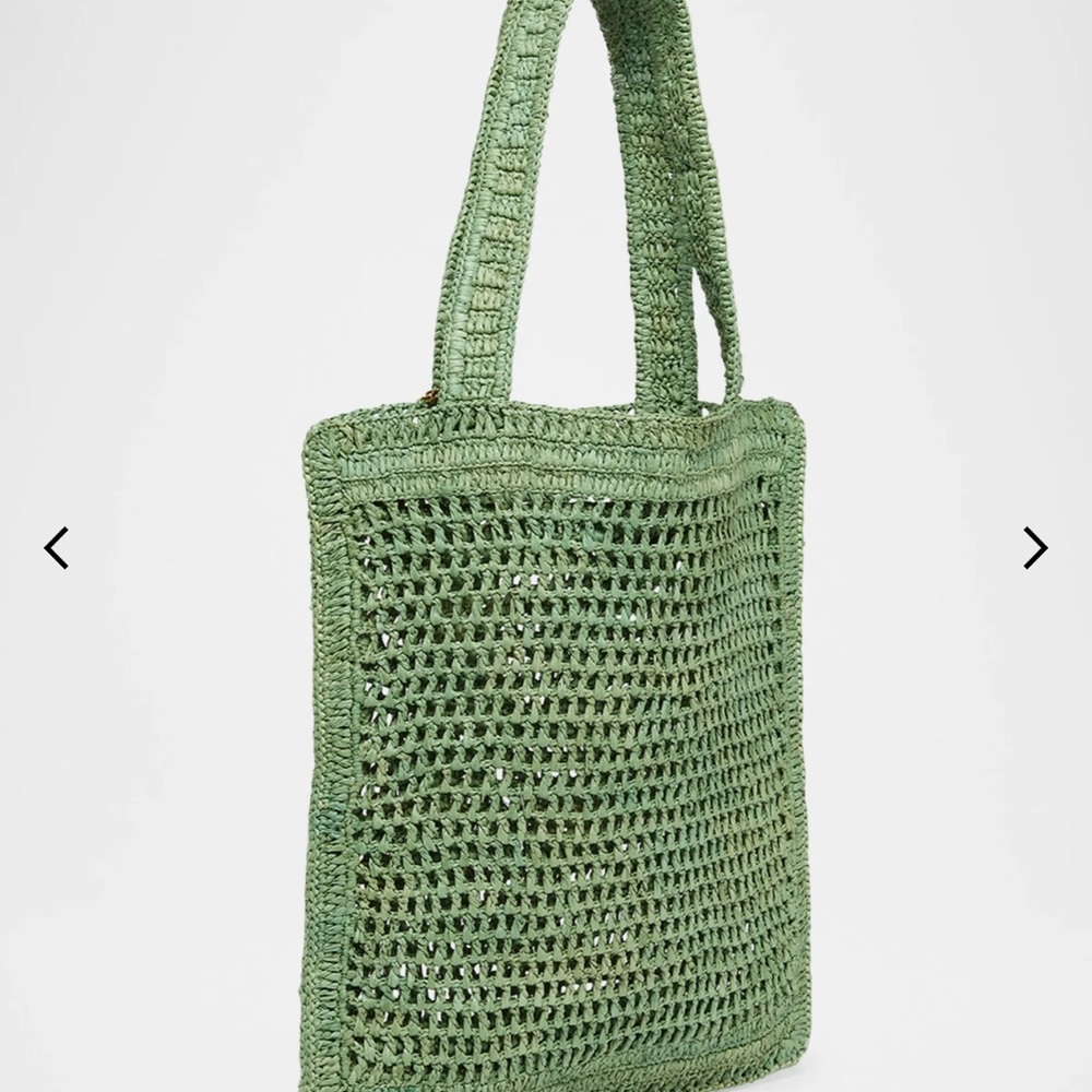 Chloe Summer Banana Tote Crochet Fabric - Picture 2 of 7